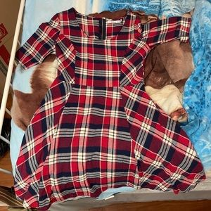 JustFab flannel dress